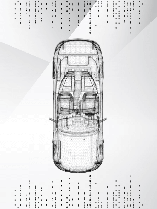 lux de données autour d'un schéma de voiture-évaluation tisax